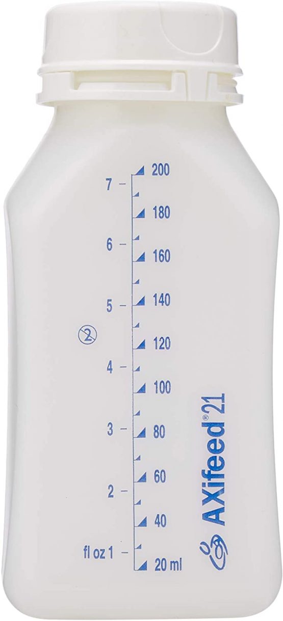AXifeed EBM Breast Milk Storage Bottles, 200 ml (Pack of 10)