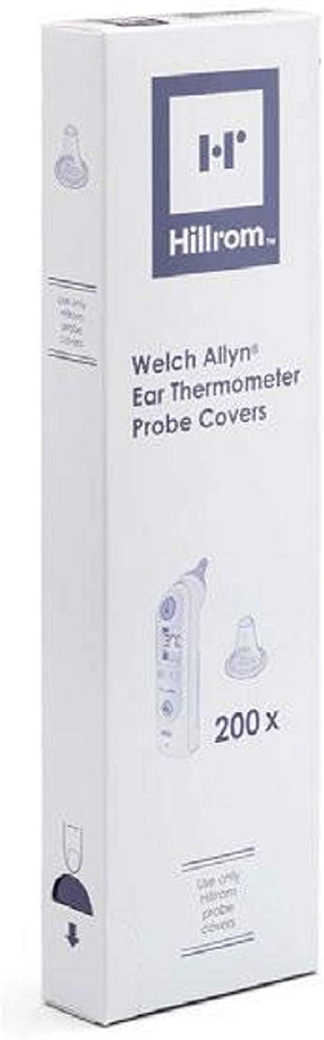 Braun Thermoscan IRT4520 Thermometer Probe Covers, Pack of 200 (PC200), White, 200 Count (Pack of 1)