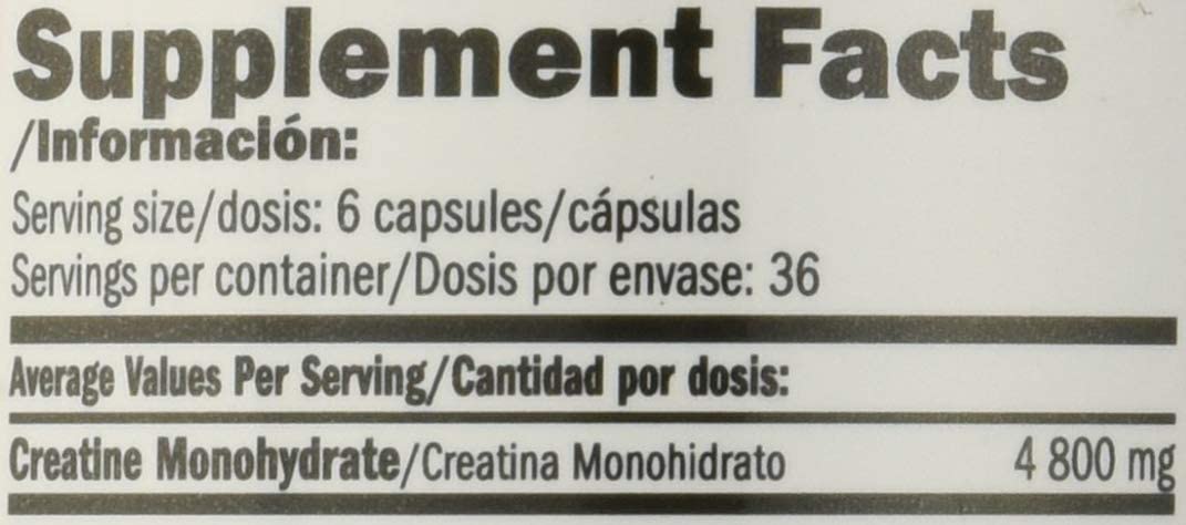 AMIX, Creatine Monohydrate, 220 Capsules, Dietary Supplement, Improves Physical Performance, Ideal for Athletes - Image 4