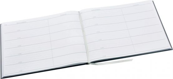 Esposti Visitors Guest Record Book - Hard Back Cover - 720 Entries Capacity - Black - 270mm x 200mm - Image 2