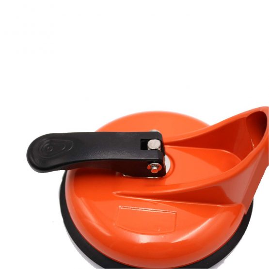 Heavy Duty Aluminum Double Handle Suction Cup Plate Professional Glass Puller/Lifter/Gripper (2 claw Orange) - Image 4