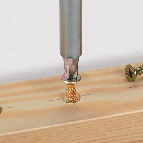 wolfcraft Fastening Set 10 Pcs. for Wood I 2542000 I for Using countersunk Screws in Wood, Schwarz, Variety Pack - Image 3