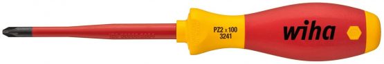 Wiha PZ2 x100mm Slim Fix VDE Screwdriver