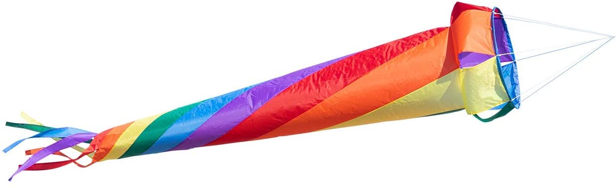 CIM Windsock, Windturbine 150 RAINBOW, UV-resistant and weatherproof, diameter 14 inch, length: 59 inch - Image 2