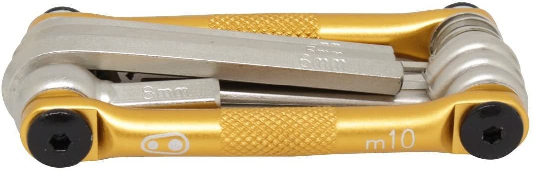 Crankbrothers Multi-10 Bicycle Multi-Tool, Gold, Each - Image 4