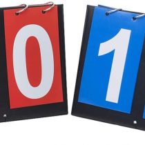 GOGO Set of 2 Portable Table Top Scoreboards, 1 Blue 1 Red