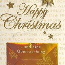 Card for Christmas Lifestyle Text Small Envelope - 11.6 x 16.6 cm