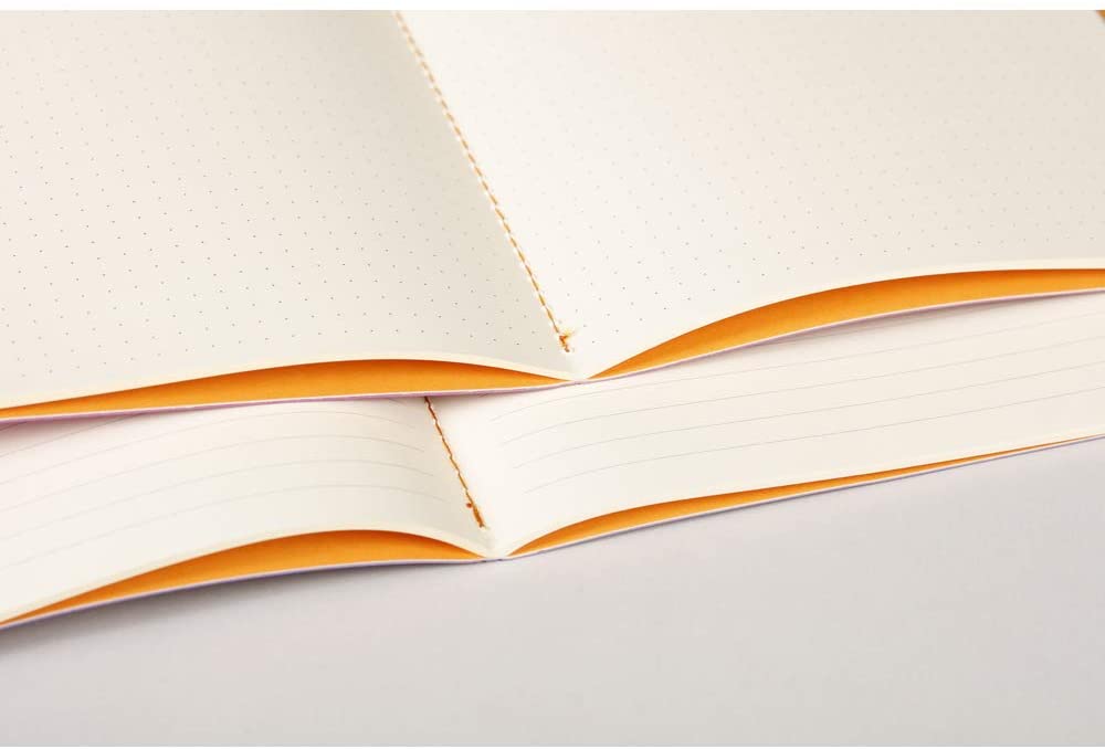 RHODIA 116402C, Soft Notebook with Black Textile Stitching, A5, Lined, 64 pages, Ivory Clairefontaine Paper 90 g/m - Image 3