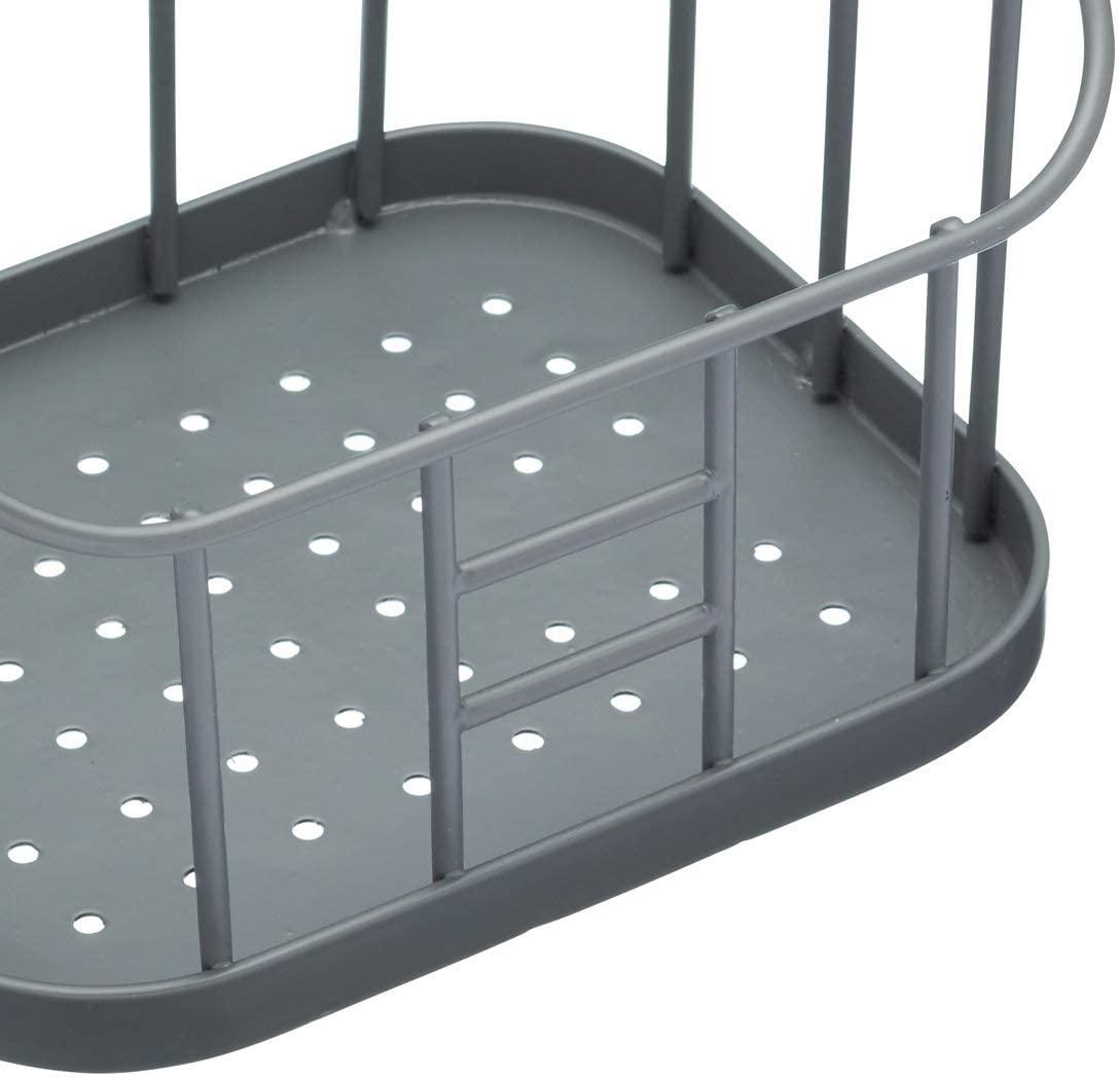 KitchenCraft Living Nostalgia Wire Sink Tidy, 18 x 14 x 21.5 cm (7" x 5.5" x 8.5") - Grey, 18 x 14 x 21 cm - Image 4
