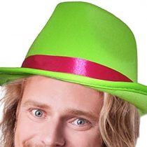 Dress Up America Adult Stylish Green Fedora Hat