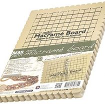 Beadsmith Mini Macrame Board with Instructions 6"x9"