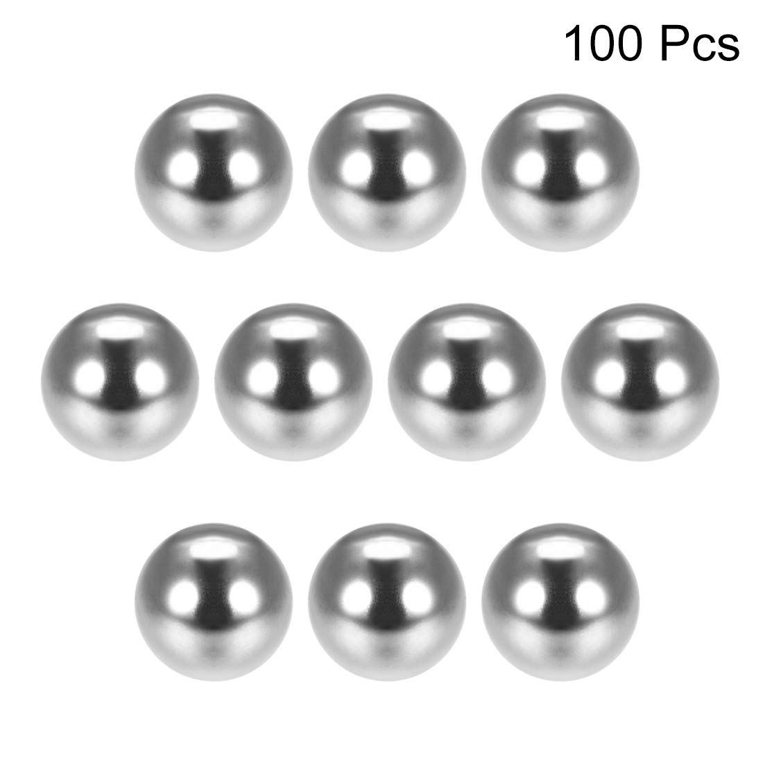 sourcing map 11mm Precision Chrome Steel Bearing Balls G25 100pcs - Image 3