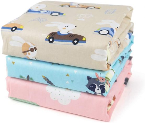 Baby Changing Pad Mat,3 Pack Waterproof Baby Changing Mat Foldable Baby Change Pad 19.6''X27.5'' Reusable Washable Unisex Changing Mat Liners for Indoor,Outdoor,Travel