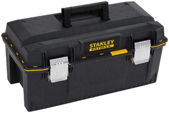 STANLEY FATMAX Waterproof Toolbox Storage with Heavy Duty Metal Latch, Portable Tote Tray for Tools and Small Parts, 23 Inch, 1-94-749 - Image 2
