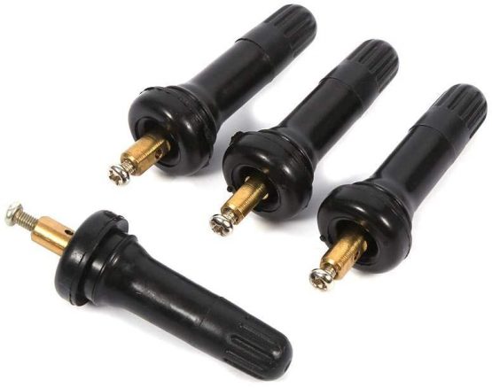 TPMS Valve Stem, 4Pcs Tyre Pressure Sensor Valve Stems Car Tyre Valve TPMS Tire Valve Stem Tyre Pressure Monitoring Sensor Valve Stem TPMS Sensor Valve Stem Snap In Type(4pcs) - Image 2