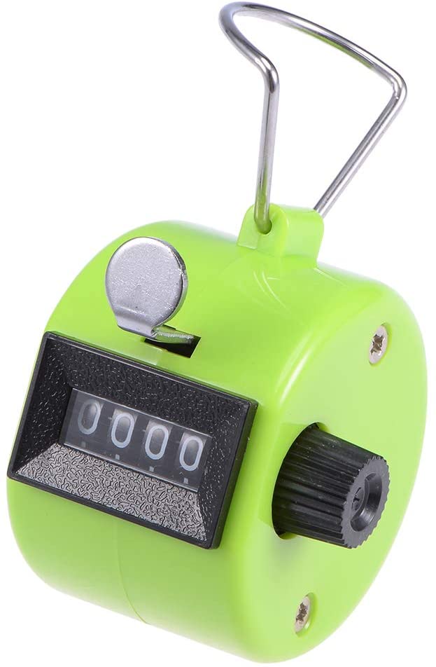 sourcing map Round Base Hand Tally Counter Tally Counter Mechanical ...