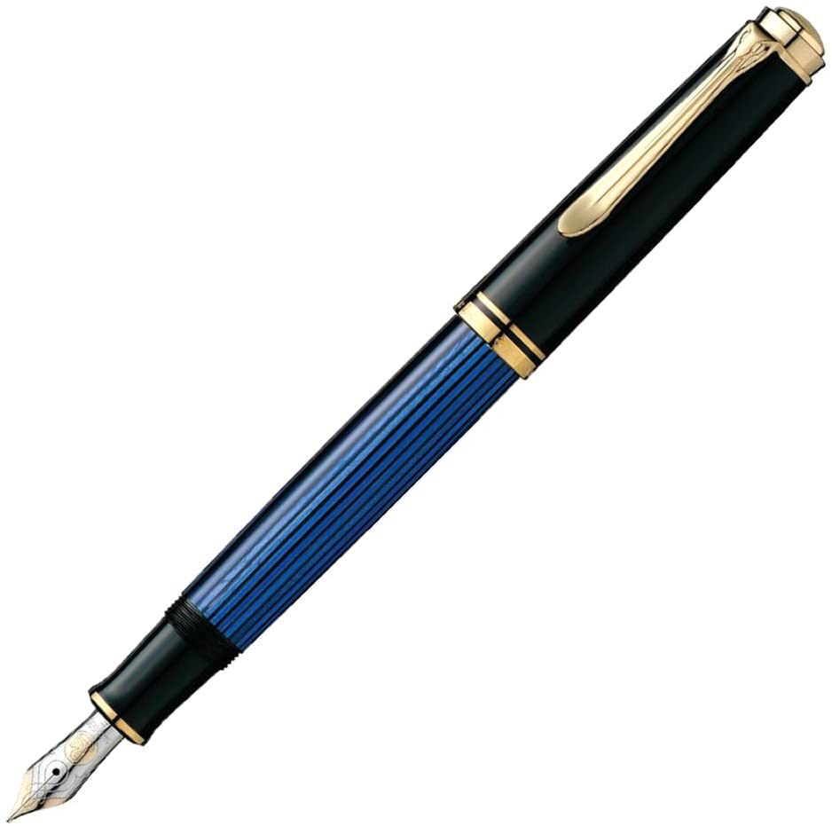 Pelikan M800 Fountain Pen M Premium Plume Noir/Bleu - Image 2