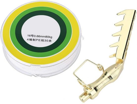 Alomejor Fishing Bait Retriever Lure Saving Tackle with 30m PE Line 80kg Maximum Tension