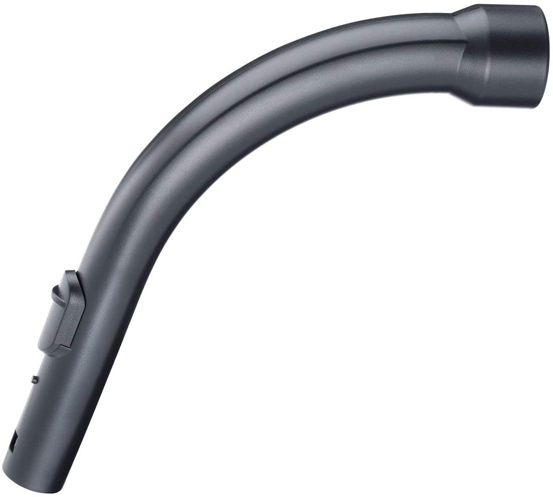 FIND A SPARE Replacement Miele Plastic Curved Bent End Hose Handle 35 mm Compatible with Miele S C1 C2 C3 Cat & Dog Series Vacuum Hoover Hose Cleaner Curved Wand Control Handle Hose Pipe