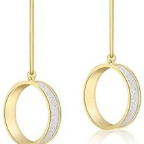 Carissima Gold Women's 9 ct Yellow Gold Ring Stardust Earrings