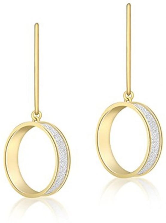 Carissima Gold Women's 9 ct Yellow Gold Ring Stardust Earrings