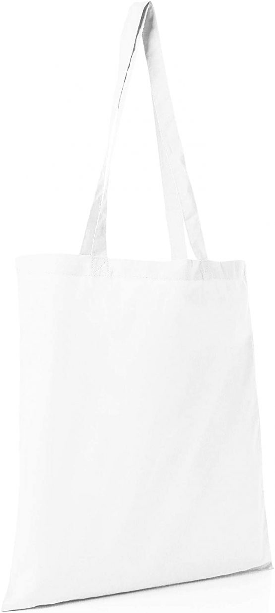 Texlab Unisex Adult VEND-235043 Fabric Bag, White, 38 cm x 42 cm - Image 2