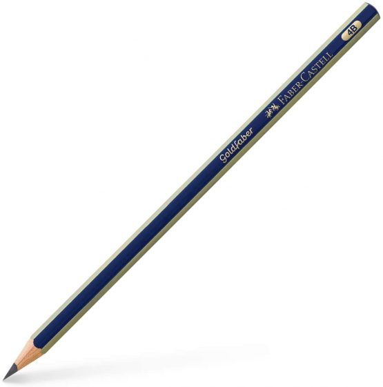 Faber Castell Gold 1221 4B – Pencil, 12 Units, Black