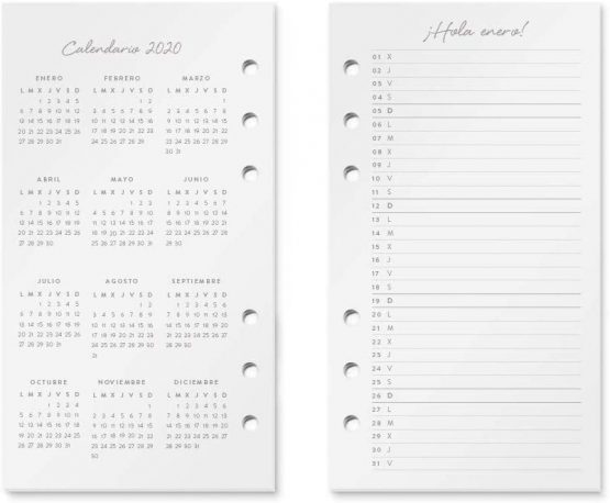 Charuca Agenda 2020, Daily View, A6 - Image 4
