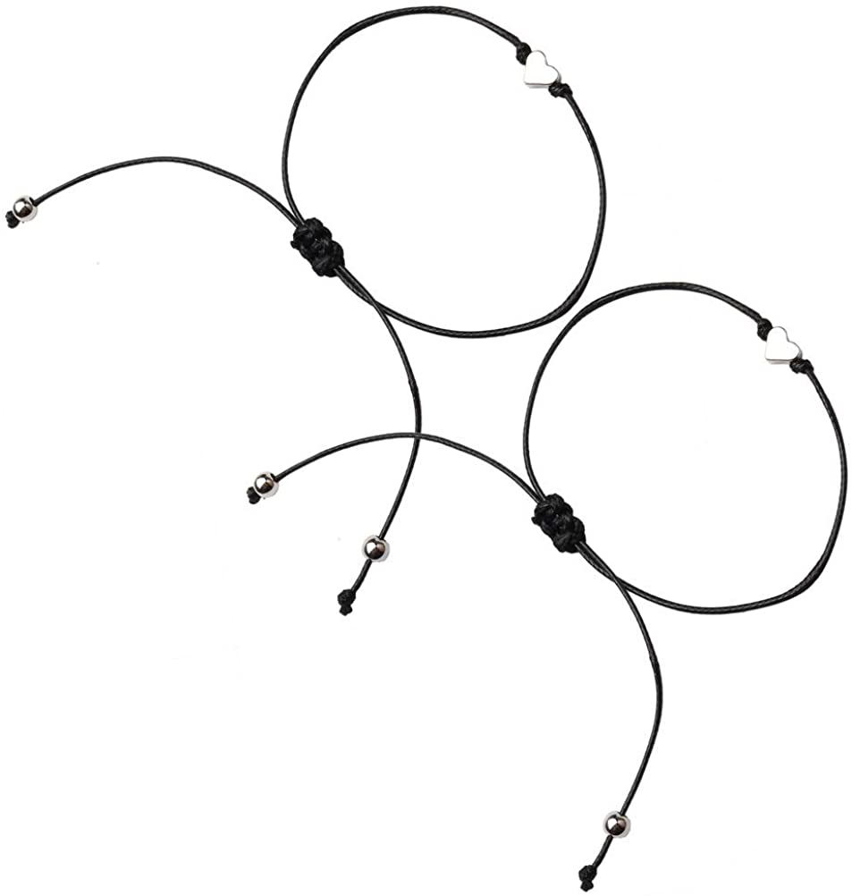 nuoshen 2 pcs Pinky Promise Bracelets - Image 2
