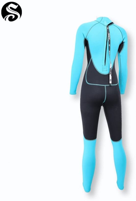 PAWHITS Womens Wetsuit 3mm Thermal Long Sleeve Neoprene Wetsuits Full Length for Diving - Image 3