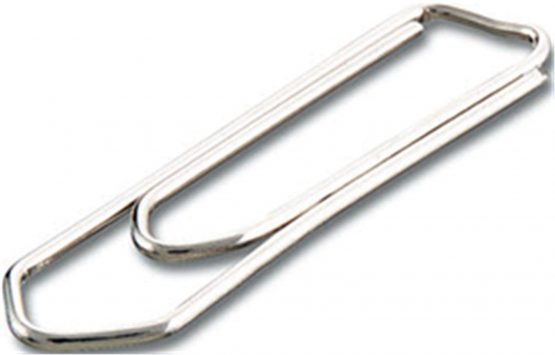 Maped Paper Clips (Pack of 100 Grey 32 mm Nickel-Plated Steel