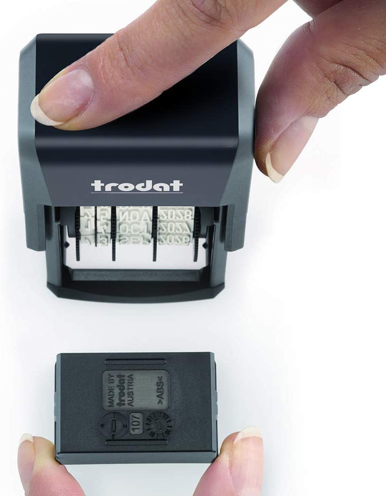 Trodat Printy-Dater Text Bezahlt4850/L2, Colour - Image 4