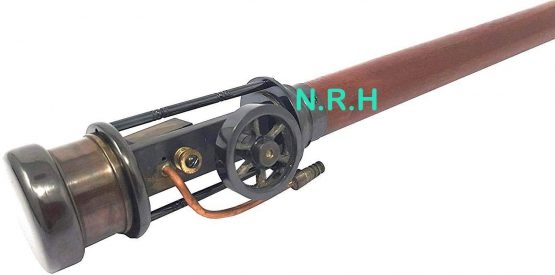 Nautical Walking Cane Stick With Working Steam Engine Model - Image 3