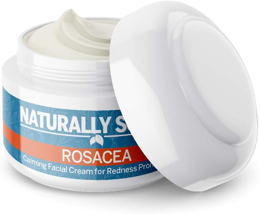 Naturally Solved Rosacea Anti Redness Day Cream Moisturiser. For