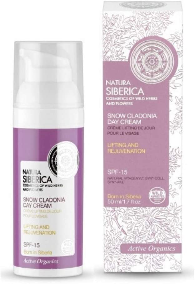 Natura Siberica Snow Cladonia Natural Day Cream Active Organics 50ml, Face Day Cream, 50 ml (Pack of 1) - Image 3