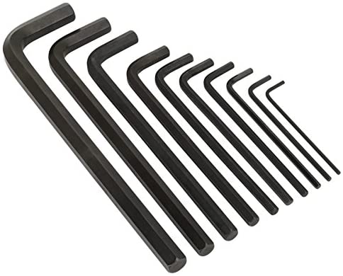 Siegen by Sealey 10pc Jumbo Allen Key Hex Set - S0639, Silver