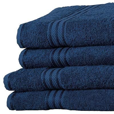 Linens Limited Supreme 500gsm Egyptian Cotton Bath Sheet, Navy - Image 3