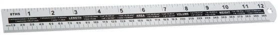 Blue Spot 33932 12 Inch Xtra Range Aluminium Ruler - Image 3