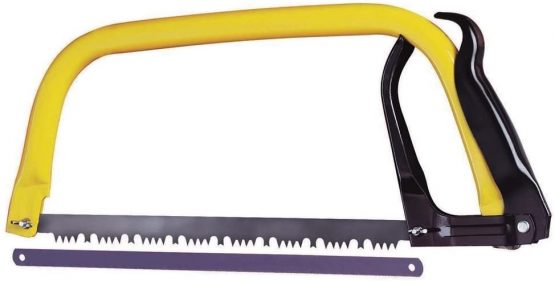 Stanley 1-20-447 Hack/Bow Saw 12in, Black/Yellow