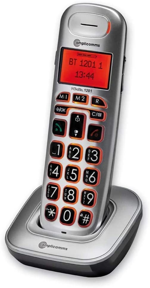 BigTel 1201 Additional HandSet Big Button Phone for