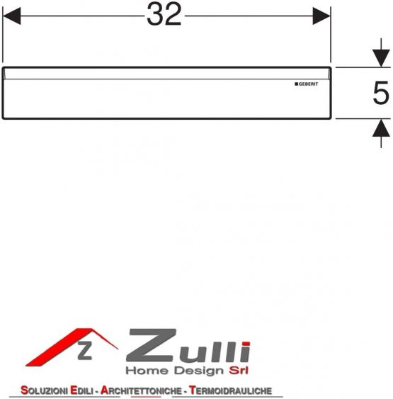 Geberit Wall Faceplate for Siphon Geberit, Plastic (154.335.11.1) - Image 3