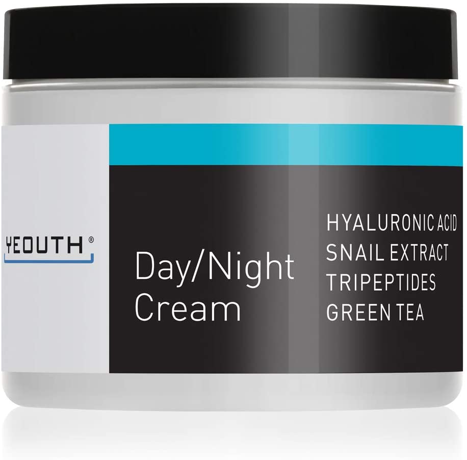 YEOUTH Day Night Face Moisturizer with Hyaluronic Acid, Snail Mucin Cream and Copper Tripeptide