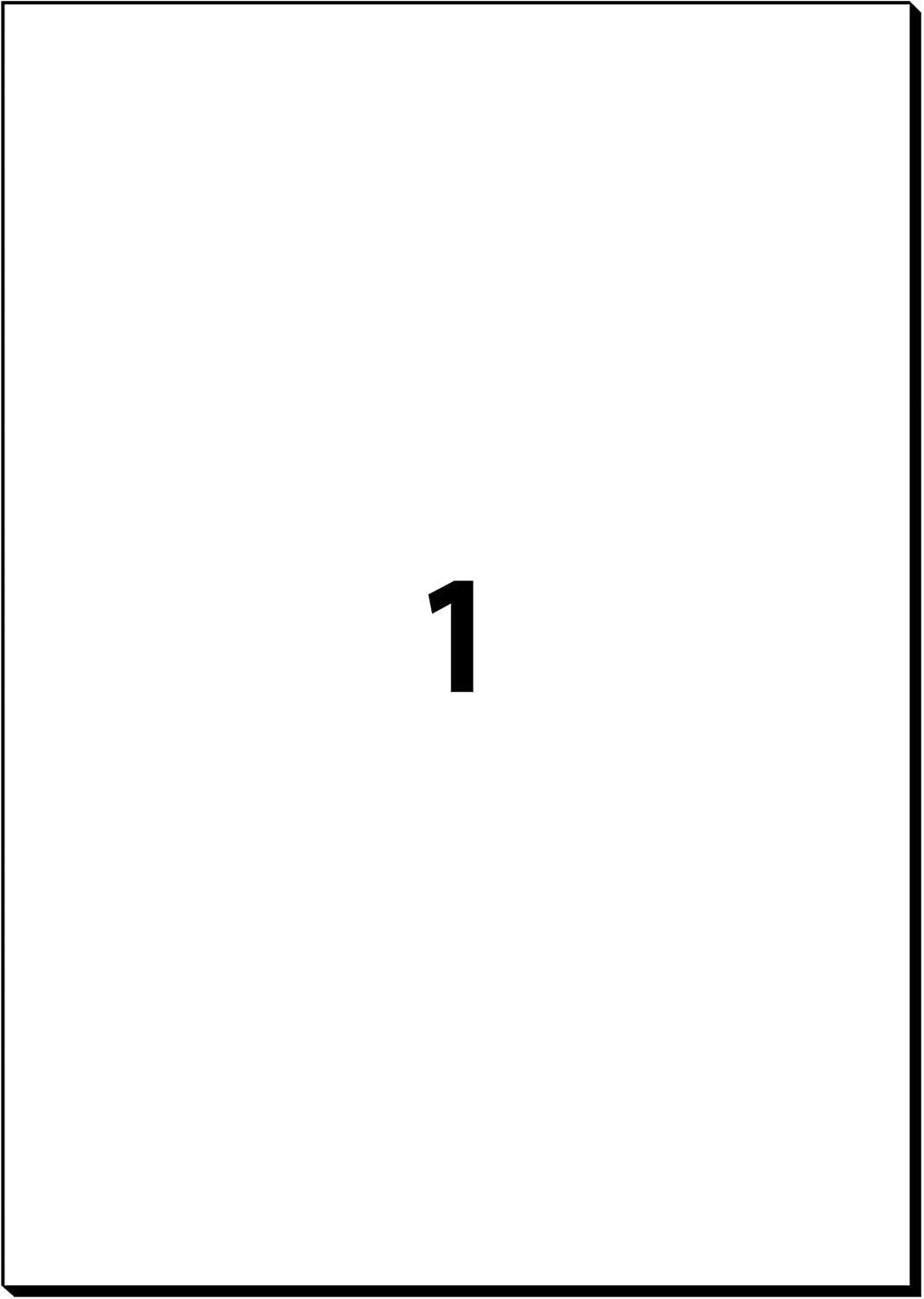 SIGEL LA181 Universal Permanent Labels, White, 21 x 29.7 cm, 25 lbl equal to 25 sheets, White, 210 x 297 mm - Image 2