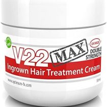 V22 MAX Ingrown Hair Treatment Cream Double Strength Paraben and Cruelty Free - 50ml