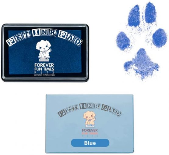 Forever Fun Times Easy-Clean Pet Paw Print Kit | Get Hundreds of Prints from One Low-Cost Paw Print Kit | 100% Safe and Pet-Friendly | No-Mess Paw Print Pad with a Choice of THREE