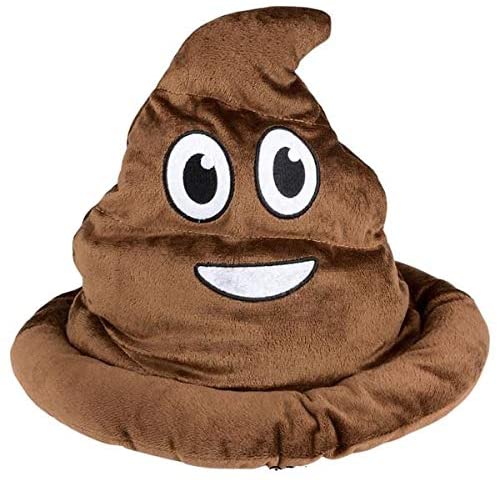 Rhode Island Novelty Emoji Poop Hat, Brown