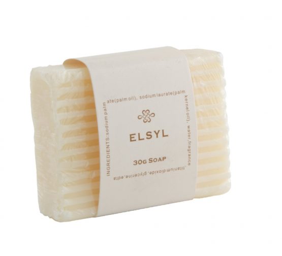Elsyl Natural Look Soap Organic Cleanser Wash Moisturising Antibacterial, Pack of 50