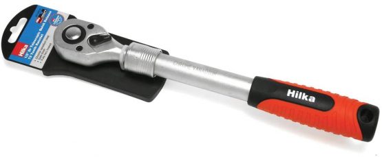Hilka 06130012 1/2-inch Drive Telescopic Ratchet