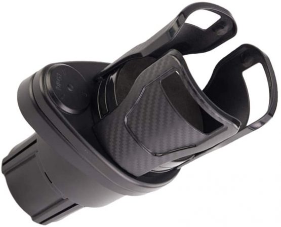 LIOOBO Car Cup Holder Expander Auto Telescopic Water Bottle Drinks Container Car Coffee Cup Storage Rack for Car Vehicles - Image 2