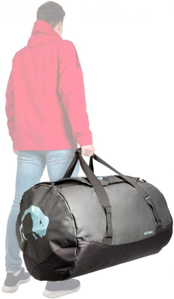 Tatonka Barrel XXL Travel Bag – 130 litres – Waterproof Bag Made of Truck Tarpaulin with Backpack Function and Large Zip Opening – Backpack Bag – Robust and Easy to Clean - Image 4